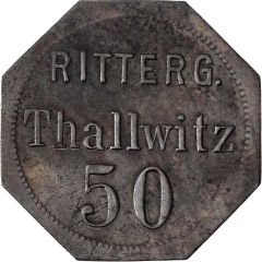 50 Pfennigs - Thallwitz Rittergut