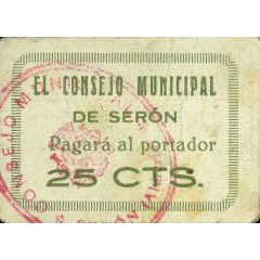 25 Céntimos Serón