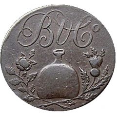 1/2 Penny Fifeshire - Burntisland / Vitriol Co.