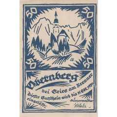50 Heller Obernberg bei Gries am Brenner