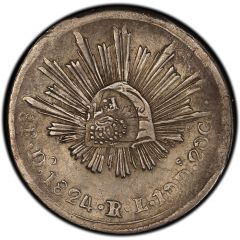 8 Reales - Ferdinand VII Countermark on Mexico 8 Reales