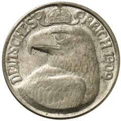 25 Pfennig - Wilhelm II Pattern