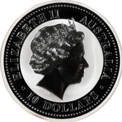 10 Dollars - Elizabeth II 4th Portrait - Australian Kookaburra