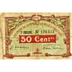 50 Centimes - Chambre de Commerce et Ville d`Orléans 45