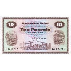10 Pounds Northern Bank