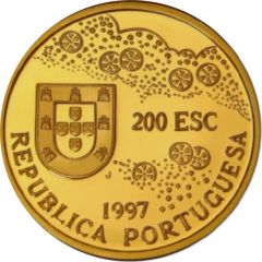 200 Escudos Father Luis Frois, Gold