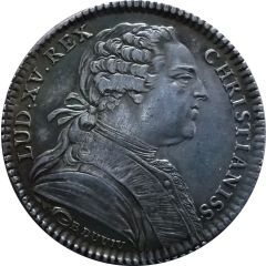 Token - Louis XV - Extraordinaire des guerres - Crescit ab Aspectu Vis et Decor silver