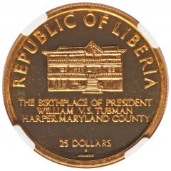 25 Dollars 75th Birthday of President Tubman