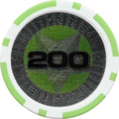Poker Chip Metallic Foil, Star - 200
