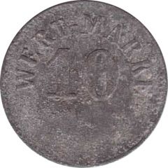 10 Pfennig Wert-Marke