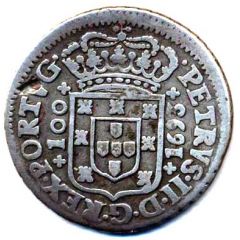 6 Vinténs - Pedro II Porto mint