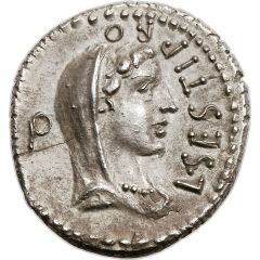 Denarius - Brutus L•SESTI•PRO Q / Q•CAEPIO•BRVTVS•PRO•COS