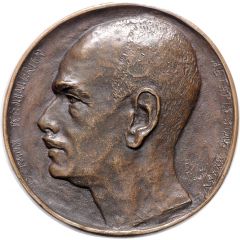Medal - 45th anniversary of Dr. Max Kemmerich, Art and cultural historian, private scholar and writer