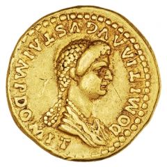 Aureus - Domitia CONCORDIA AVGVST