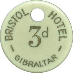 3 Pence Bristol Hotel, Gibraltar
