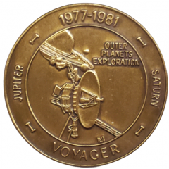 Medal - The Caltech - JPL Numismatic Society Voyager