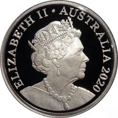 20 Cents - Elizabeth II 6th Portrait - Fine Silver Proof