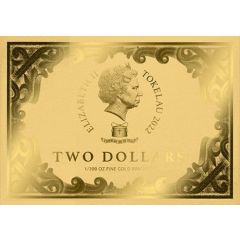2 Dollars - Elizabeth II The Creation of Adam