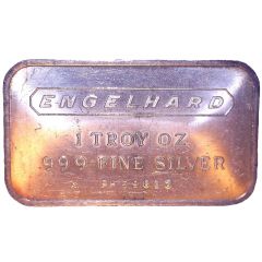 1 oz Silver Engelhard Commercial Bar