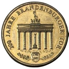 Medal - Brandenburger Tor 200 Years 1791-1991