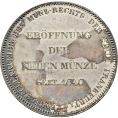 2 Thalers / 31/2 Gulden Opening of the new mint