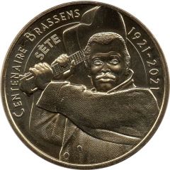 Jeton touristique - Monnaie de Paris - Centenaire Brassens
