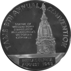 Medal - TAMS 9th Annual Convention Philadelphia, Pennsylvania