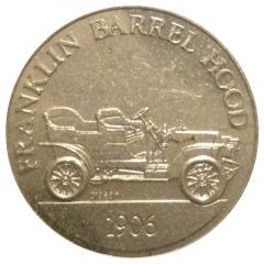 Token - Sunoco Antique Car Coins - Series 1 Franklin Barrel Hood