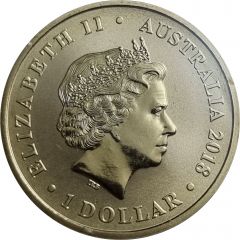 1 Dollar - Elizabeth II 4th Portrait - Macquarie Lighthouse