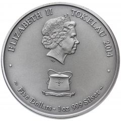 5 Dollars - Elizabeth II Unicorn