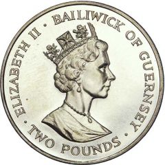 2 Pounds - Elizabeth II Brimstone Butterfly