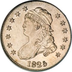 25 Cents `Liberty Cap Quarter` with motto