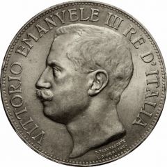 5 Lire - Victor Emmanuel III Kingdom Anniversary