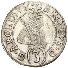 3 Kreuzers - Charles II Francis of Austria