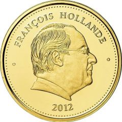 Président de la République - François Hollande or