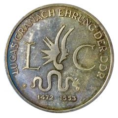 medal - 500th anniversary of Lucas Cranach the Elder