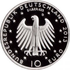 10 Euros Richard Wagner, Silver Proof Issue