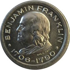 Souvenir Token - Benjamin Franklin Memorial Philadelphia, Pennsylvania