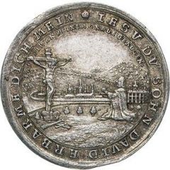 2 Ducats - Francis Josias Silver pattern strike, Death of Christian Ernest