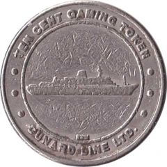 10 Cent Gaming Token - Cunard Line Ltd.
