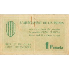 1 Peseta Les Preses
