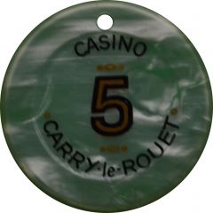 jeton Casino Carry le Rouet 5 Francs