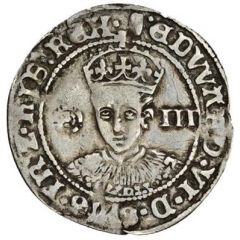 3 Pence - Edward VI 3rd period, London mint