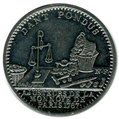 Token - Monnaie de Paris Dant Pretium 1767