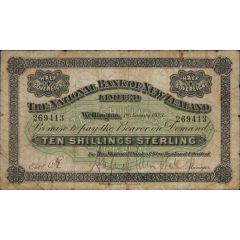 10 Shillings National Bank of New Zealand Limited