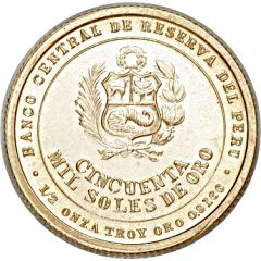 50 000 Soles de oro F. Garcia Calderon