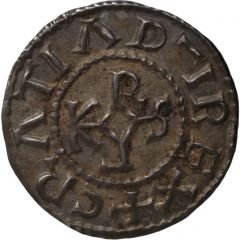 Denier - Charles II Melun mint