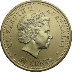 50 Cents - Elizabeth II 4th Portrait - 80th Birthday Queen Elizabeth II