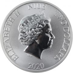 2 Dollars - Elizabeth II Jurassic Park