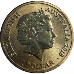1 Dollar - Elizabeth II 4th Portrait - Invictus Games Sydney 2018